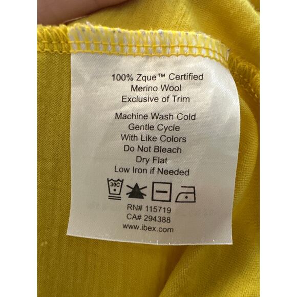 Ibex Merino Wool Short Sleeve Shirt Womens Size Medium *flaw* US Made - Picture 4 of 6